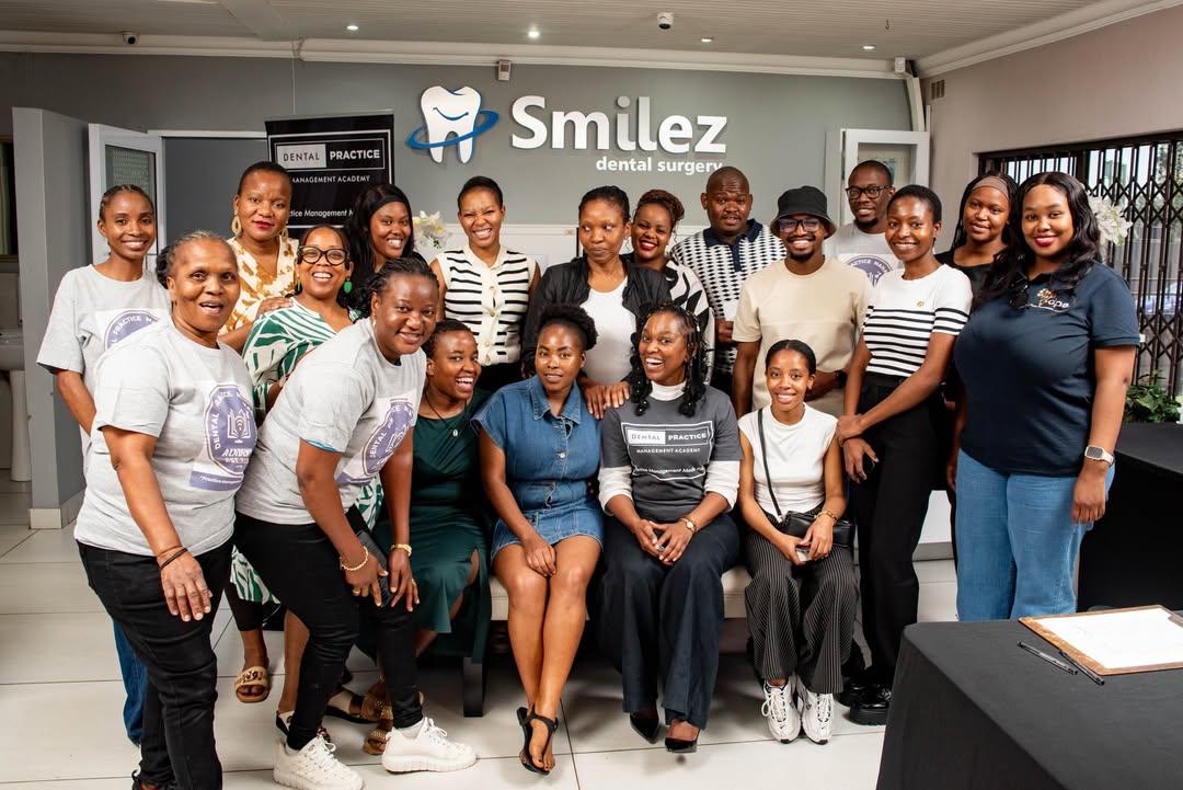 A large group of attendees at Smilez Dental Surgery